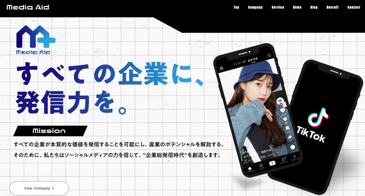TikTokコンサル会社サムライト株式会社のサービス資料