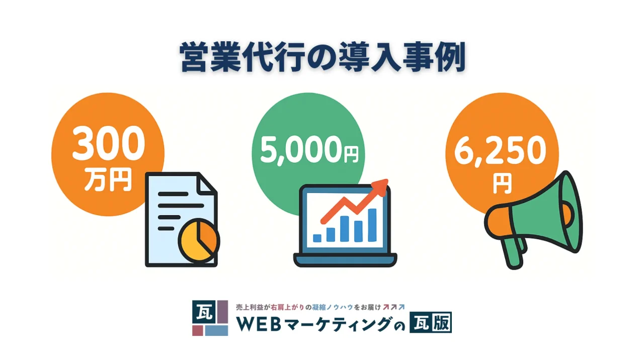 営業代行の導入事例