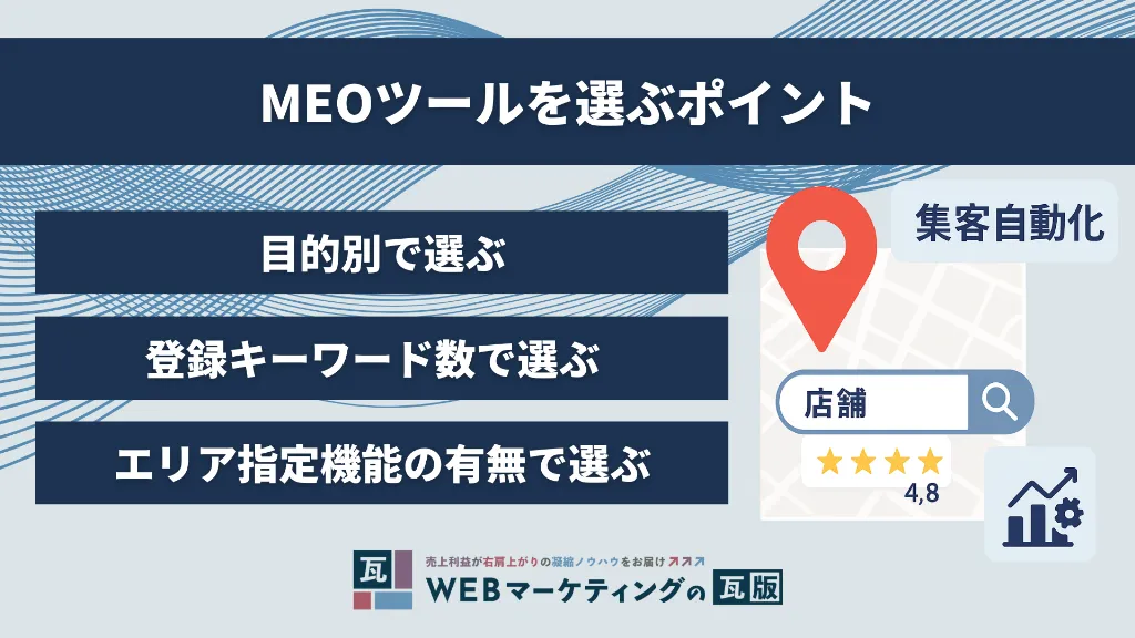 MEOツールを選ぶポイント