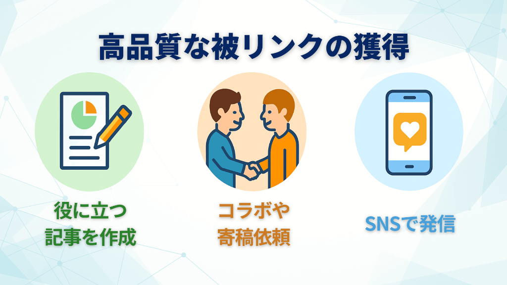 高品質な被リンクの獲得