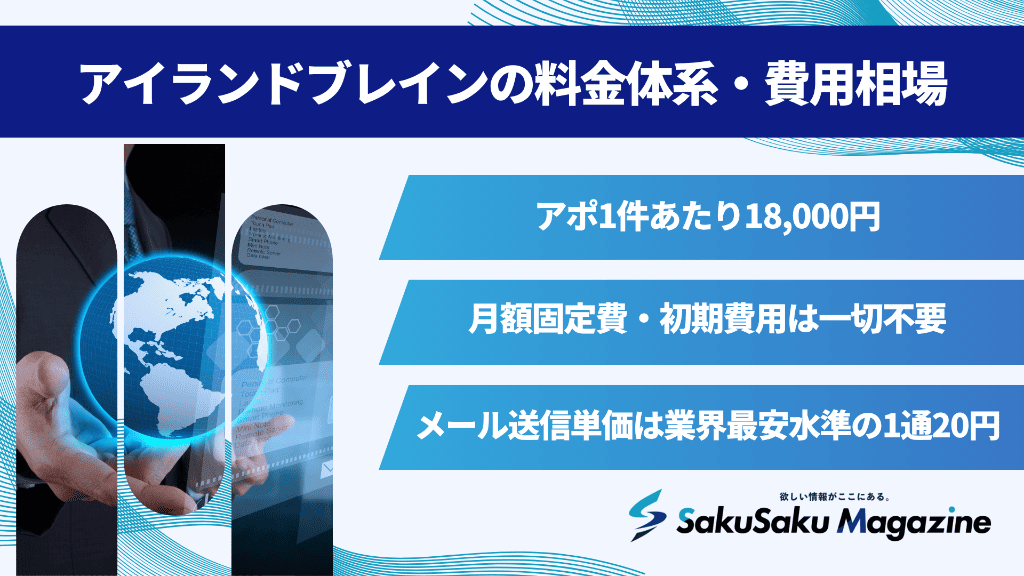 アイランドブレインの料金体系・費用相場