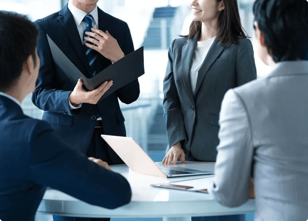 定期的な独自研修の様子