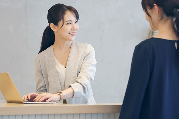 来客対応のイメージ